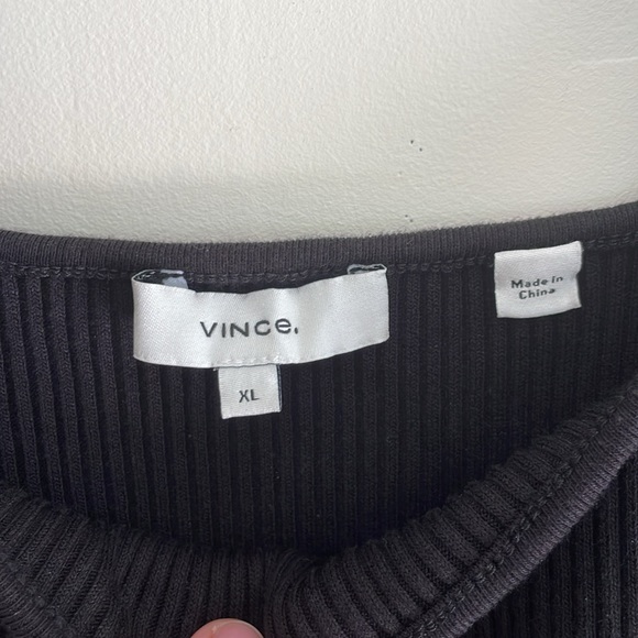 Vince Square Neck Ribbed Knit Tank - Picture 6 of 12